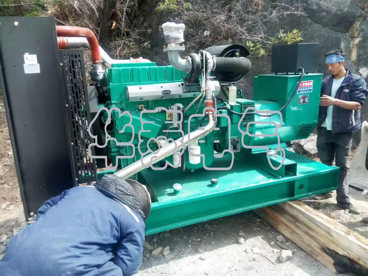 北京香格里拉客商訂購(gòu)的玉柴200KW柴油發(fā)電機(jī)組安裝成功